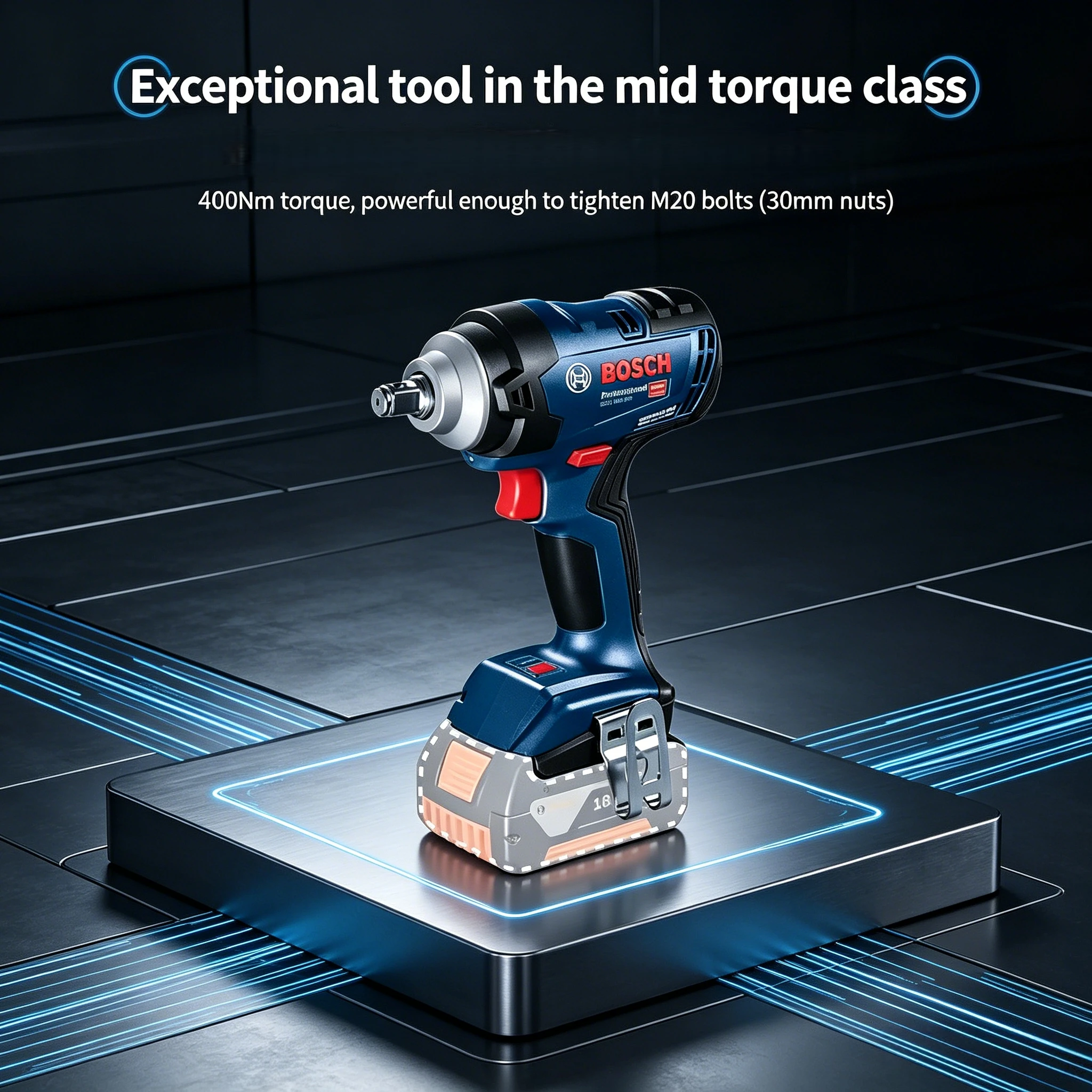‌Bosch GDS 18V-400 18V Brushle - đánh giá và giá Power Tools Professional
