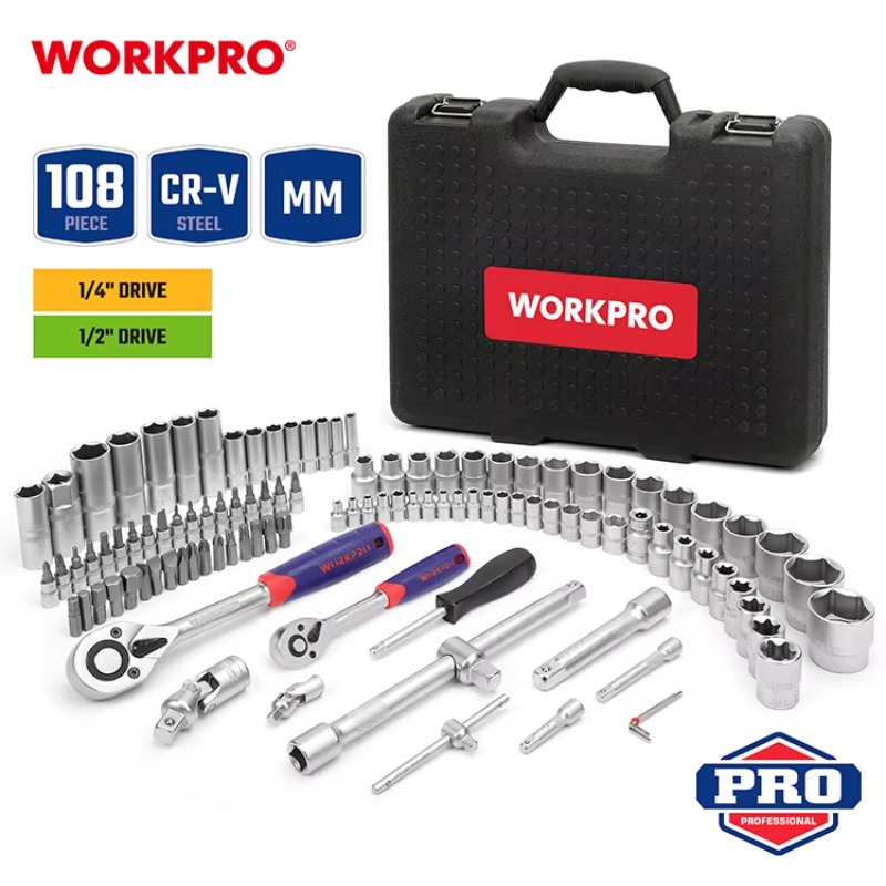 108pcs Professional Mechanics  - đánh giá và giá Power Tools Professional